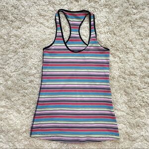 Lululemon | Striped Racerback Tank Top Size Small